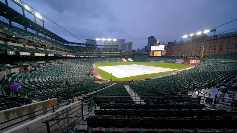 Blue Jays-Orioles game postponed due to rain, doubleheader scheduled for Wednesday with playoff elimination looming