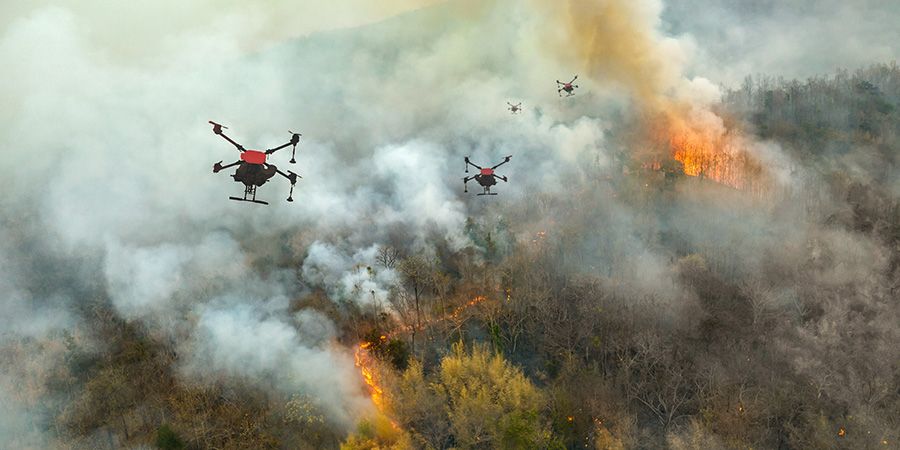 Bristol-led drone swarm wins $500,000 wildfire detection prize