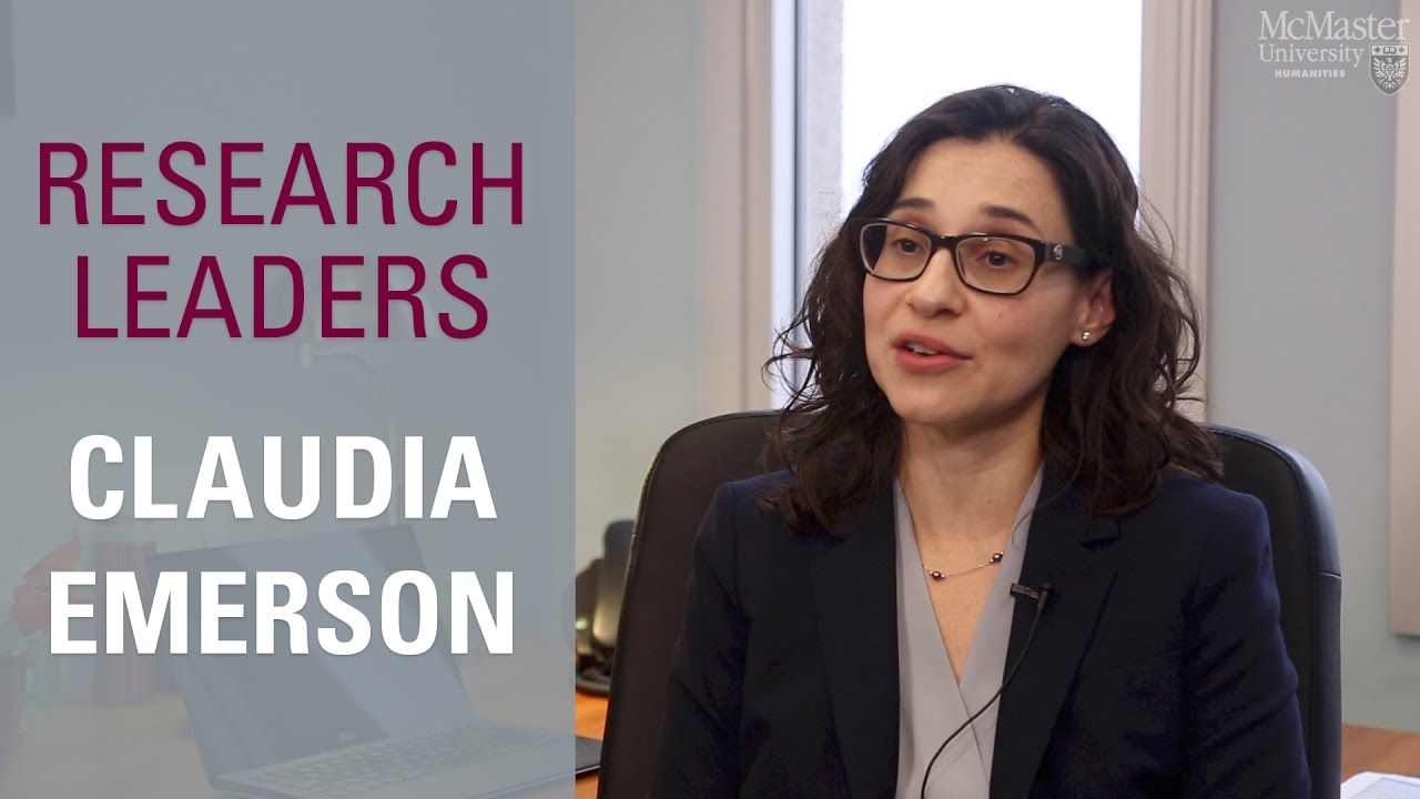 McMaster professor Claudia Emerson wins Trailblazer Award for science policy work