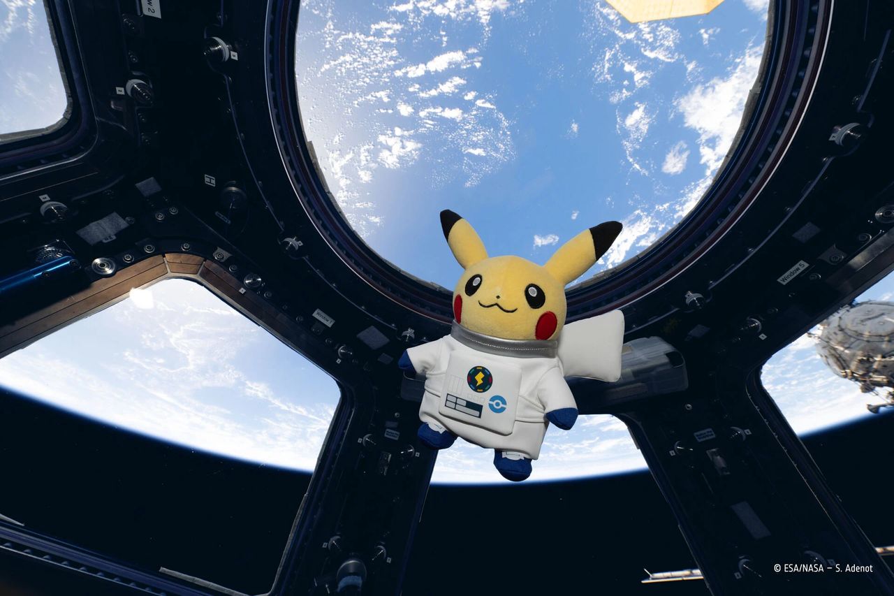 Pikachu plush travels to International Space Station in ESA partnership