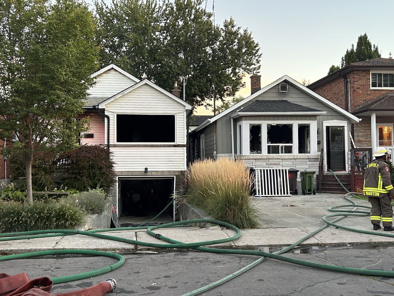 Porch fire damages 2 Scarborough homes, displaces 6 residents