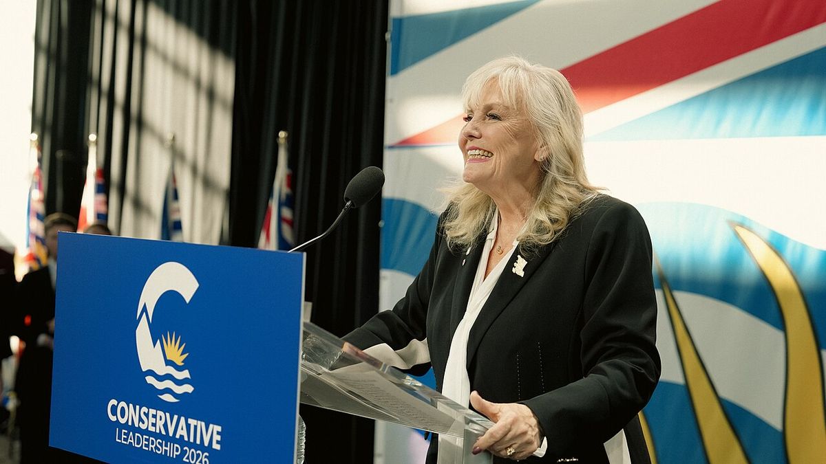 Kerry-Lynne Findlay after winning the BC Conservative Party leadership election