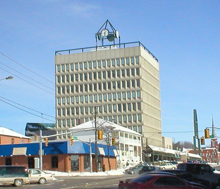 Barrie City Hall in Barrie, Ontario. Barrie, ON