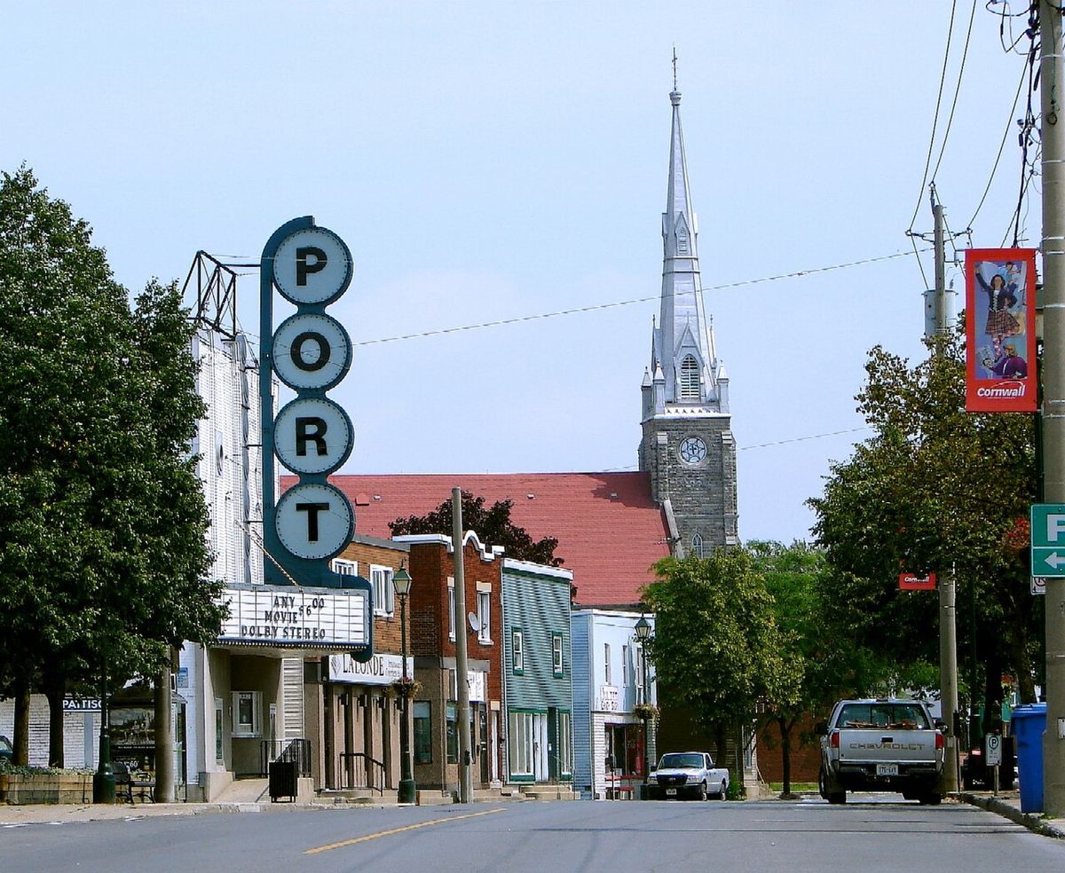 Montreal Road in Cornwall, Ontario, Canada