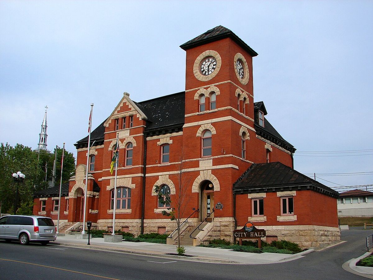 Town Hall of Kenora, Ontario, Canada