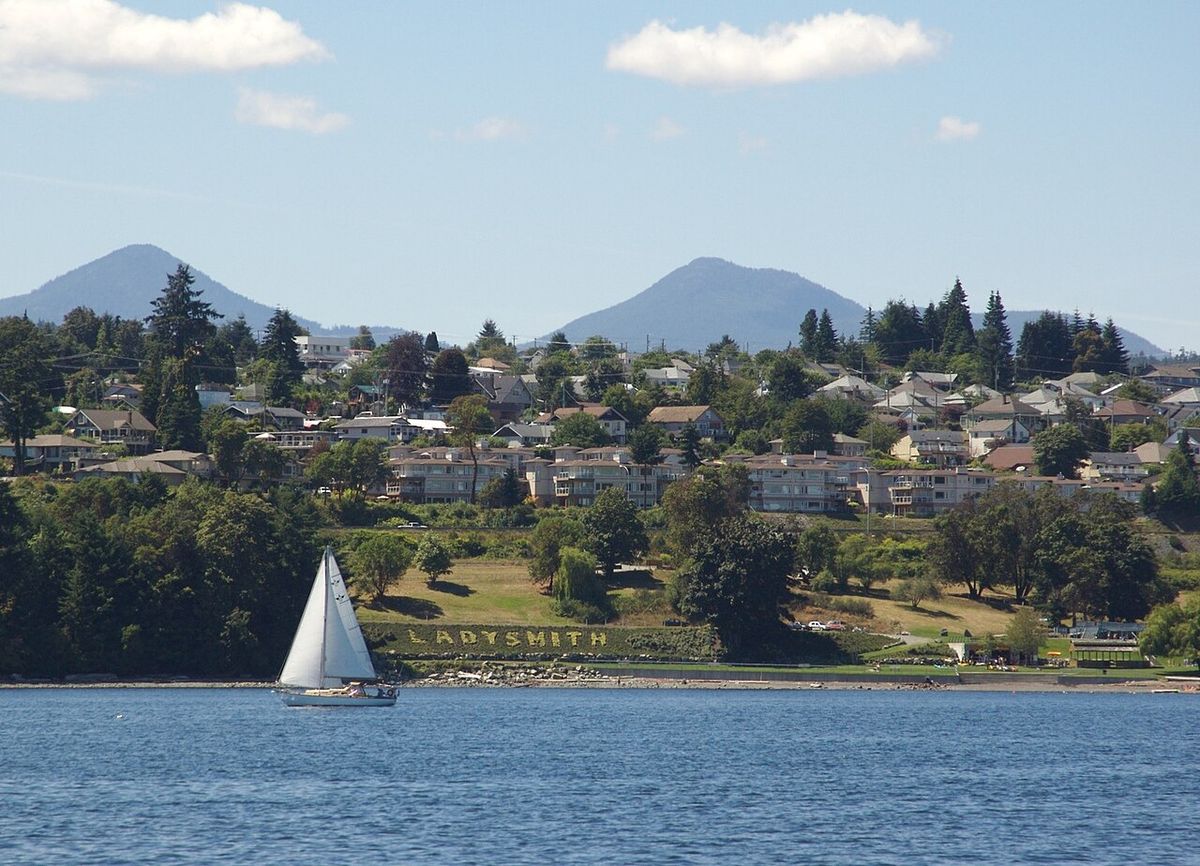 The city park at Ladysmith on Vancouver Island, British Columbia.