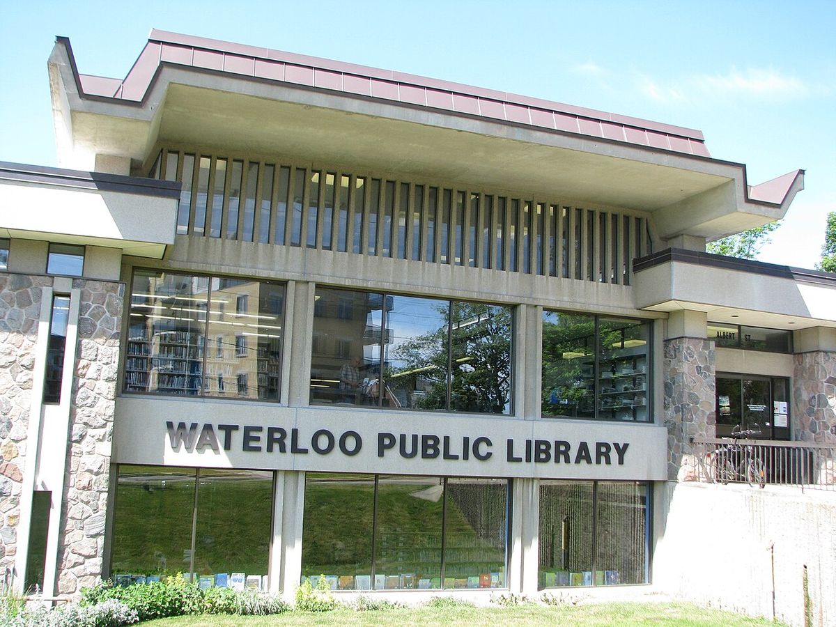 Albert St entrance, Waterloo Public Library