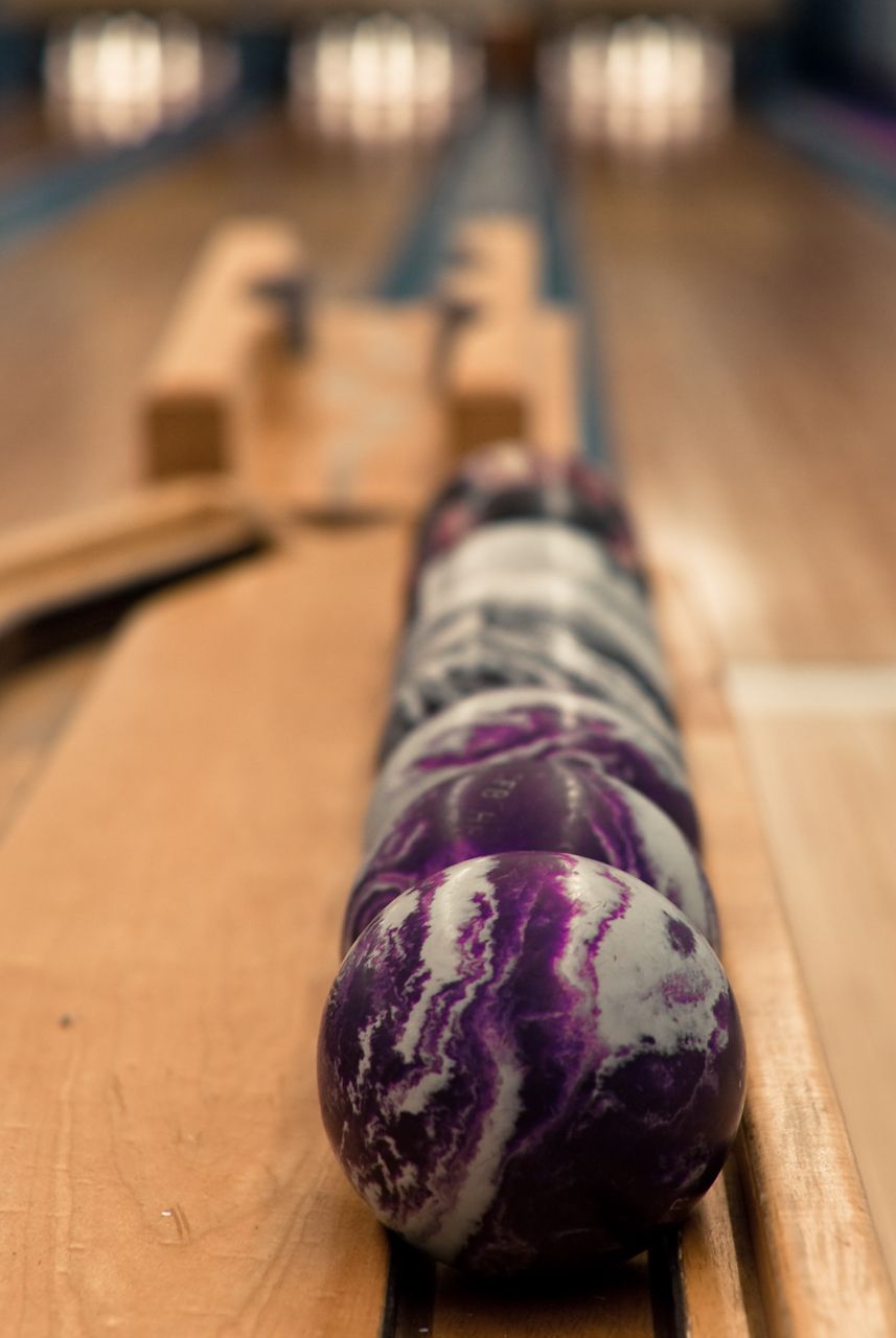 Five-pin bowling balls in Halifax, Nova Scotia