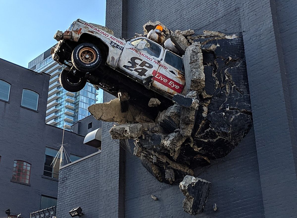 CP24 Truck at 299 Queen Street West