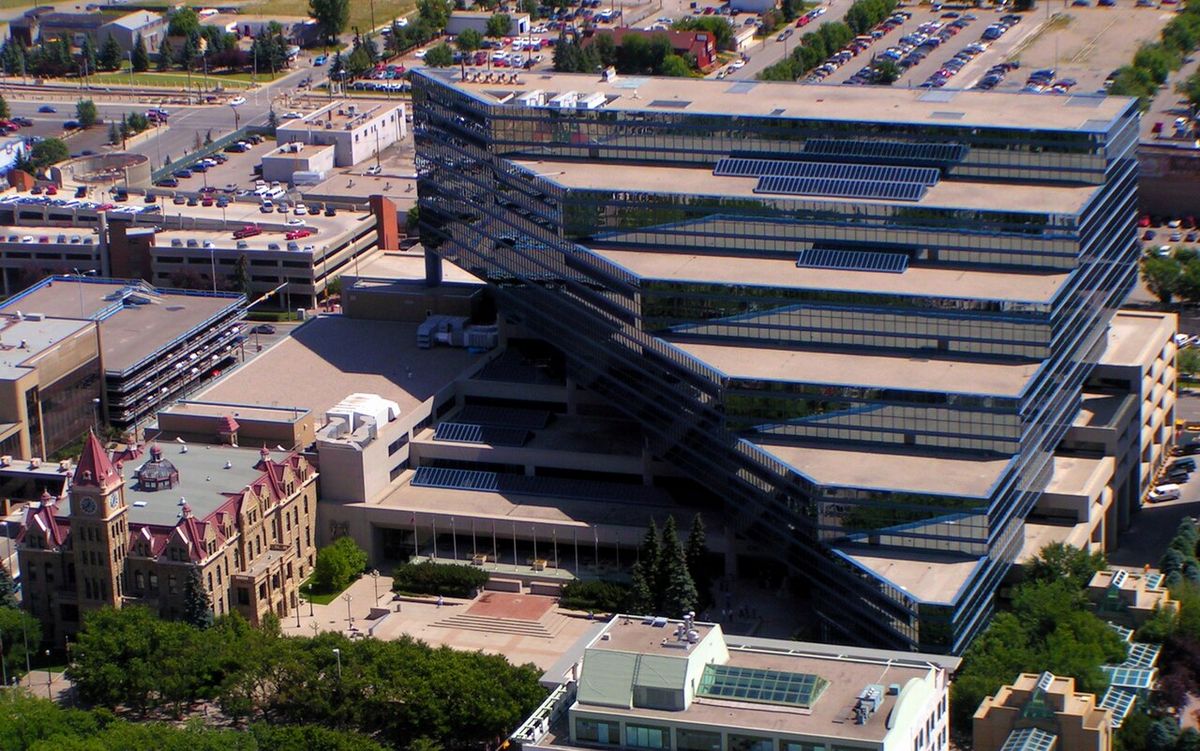 Calgary city hall and municipal building