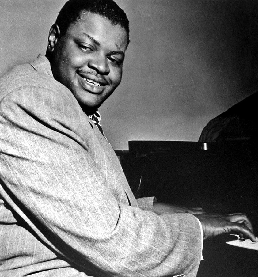 Publicity photo of Oscar Peterson in "Jazz at the Philharmonic."