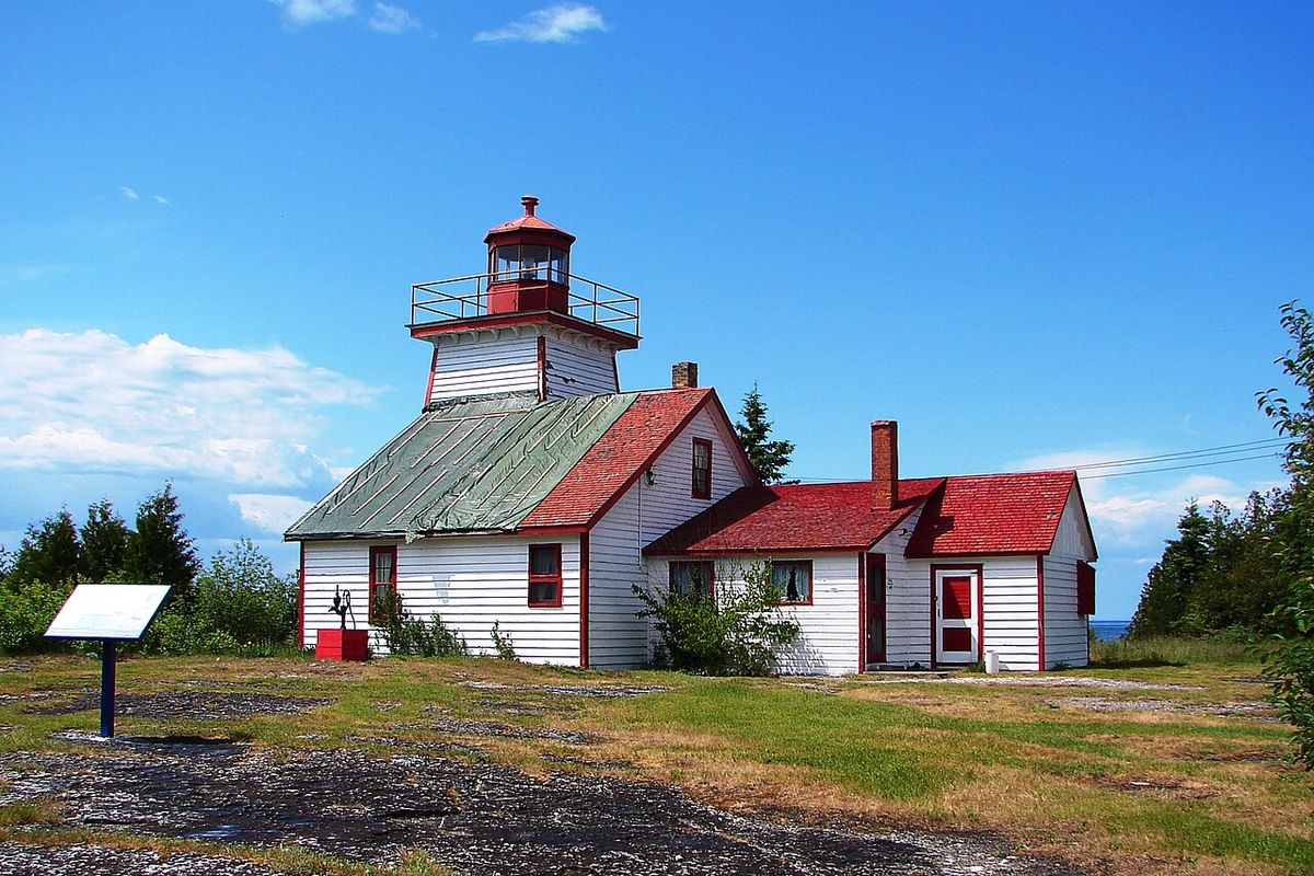 Lighthouse at the Mississagi Strait, Manitoulin, Ontario, Canada