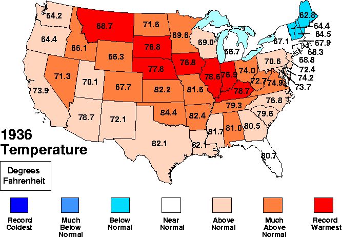 1936 North American heat wave