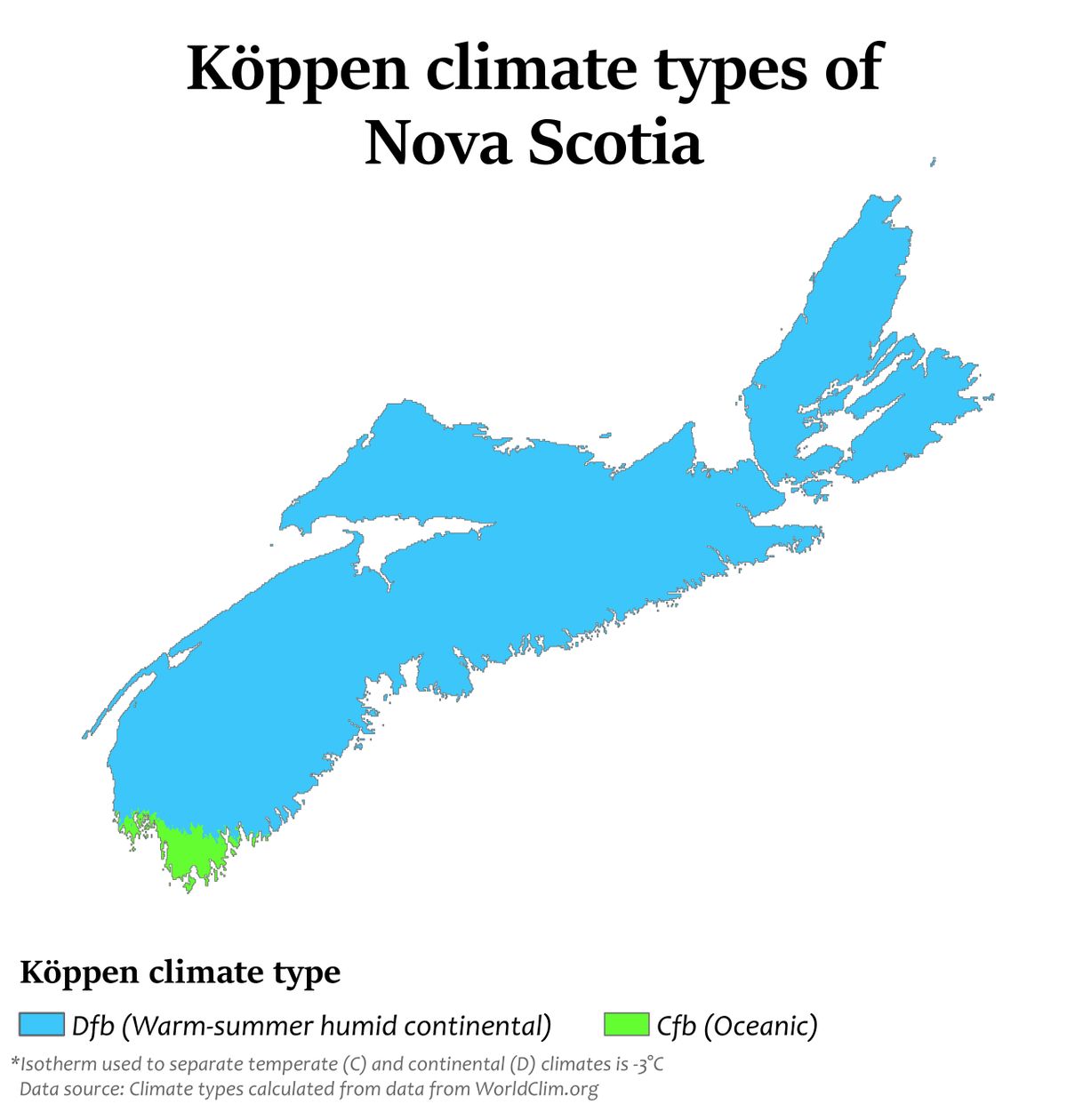 Climate of Nova Scotia