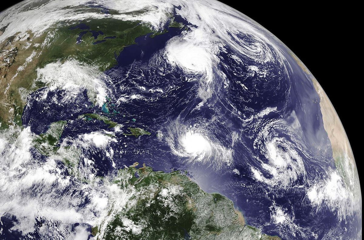 A train of tropical cyclones are forming in the Atlantic Ocean as the season starts to ramp up.